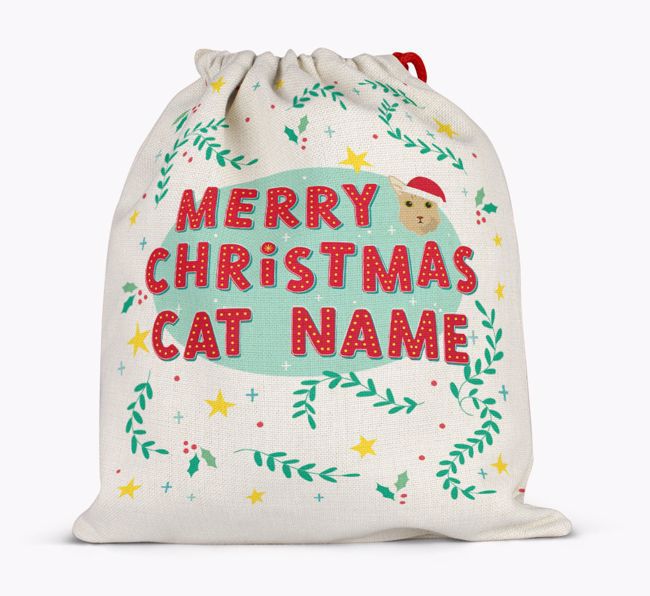 Merry Christmas: Personalised {breedFullName} Santa Sack